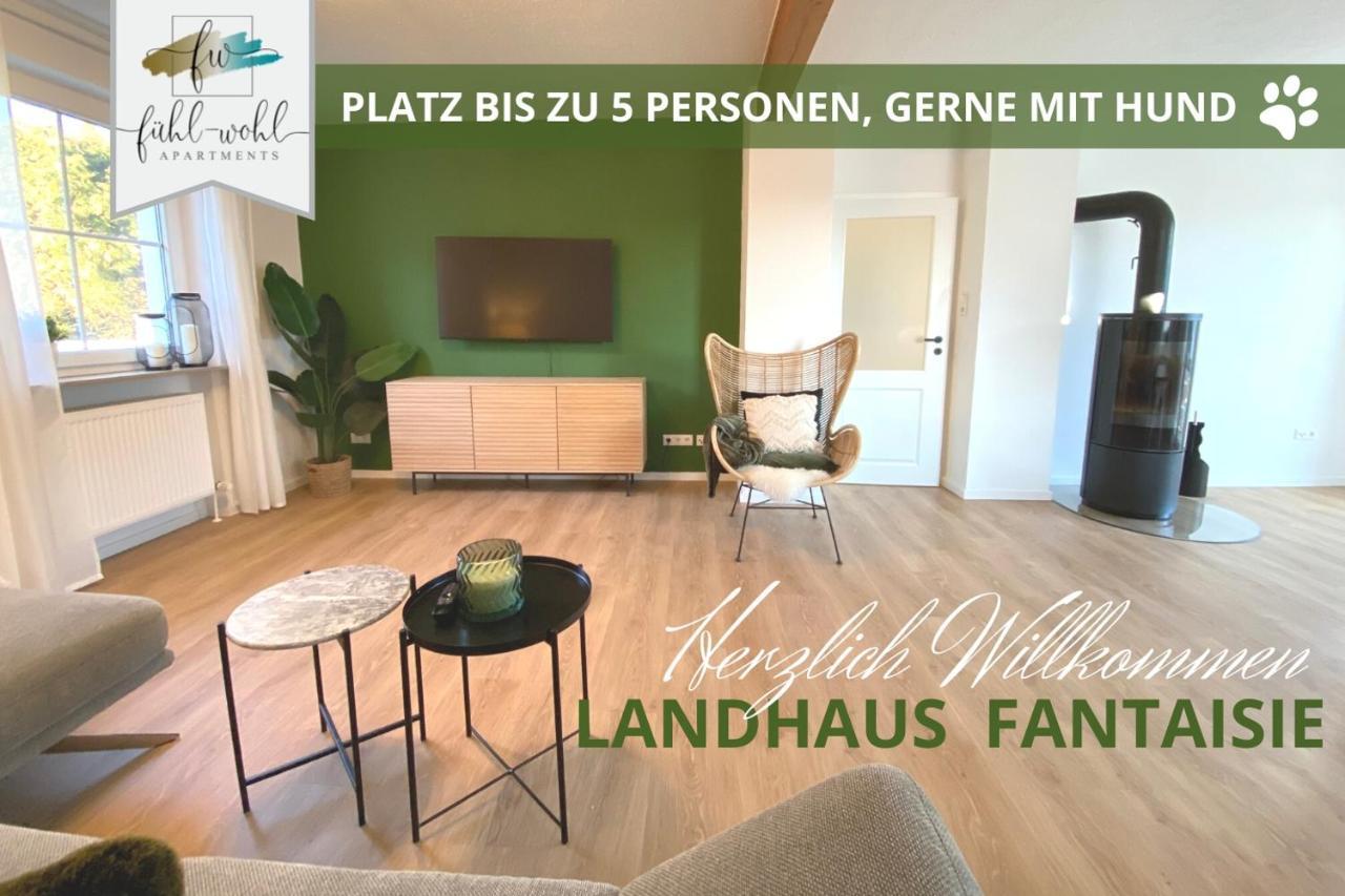 Ferienhaus Fantaisie - Wohnen Nahe Schlosspark -Stadtgrenze Bayreuth Fuer 1-5 Pers, Hunde Willkommen, Voll Eingezaeunt Eckersdorf 外观 照片
